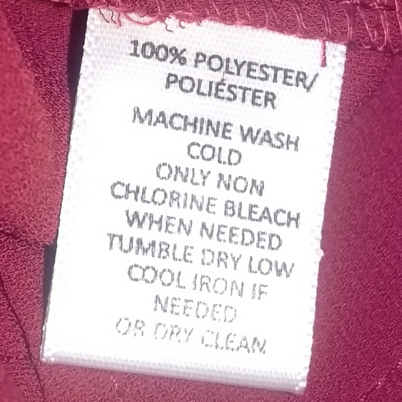 Loft,Ann Taylor Loft Maroon Cold Shoulder Top - Picture 5 of 5